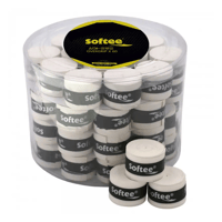 Pot de surgrips Soft blancs pour raquettes de padel : Excellente adhérence et contrôle (60 unités)